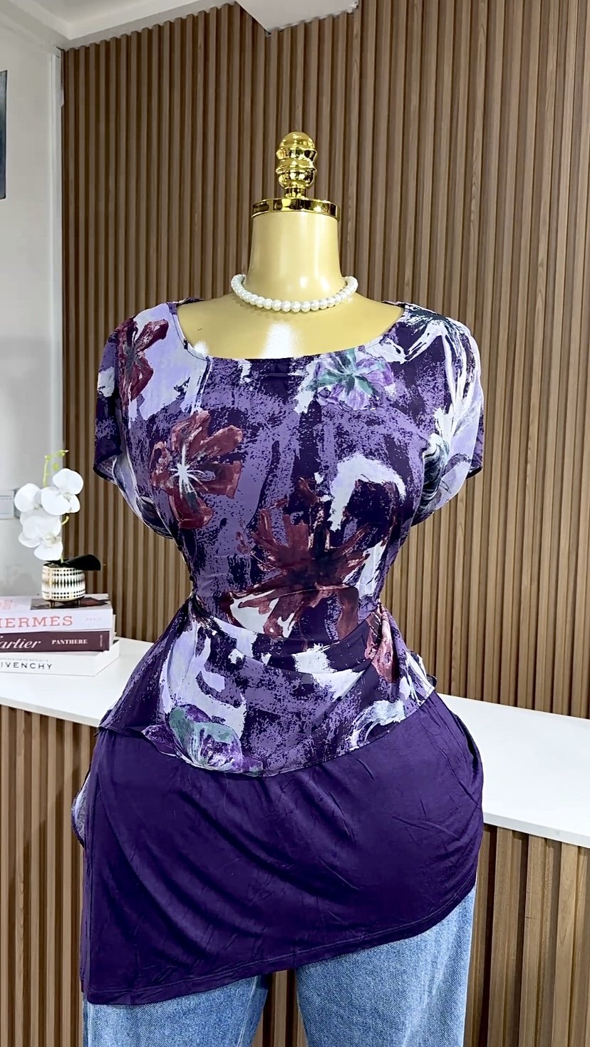 Purple blouse 142